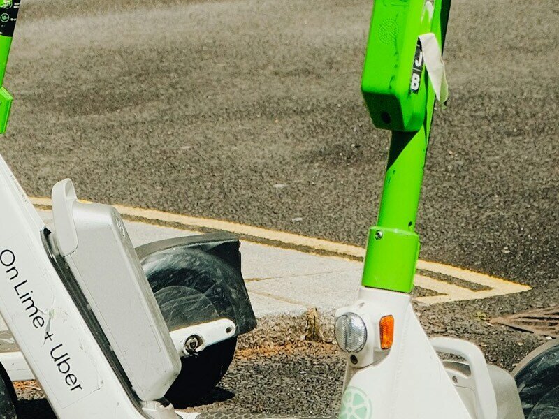 Akku‑Bereich eines Scooters – Akku‑Wechsel